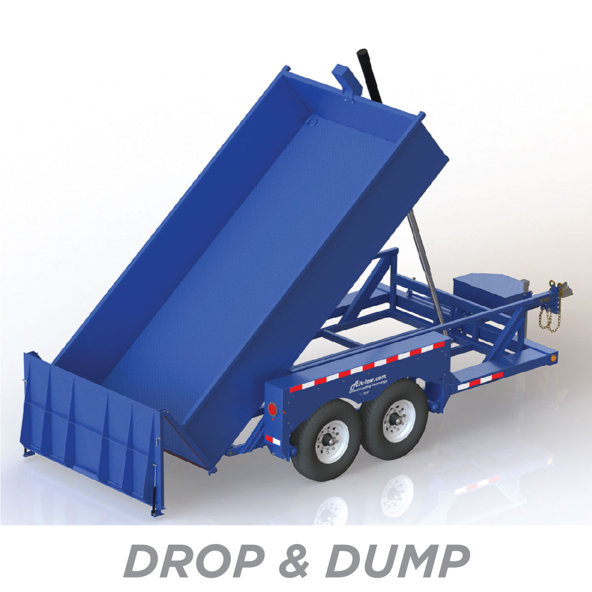 Air-Tow Drop Deck Dump Trailers