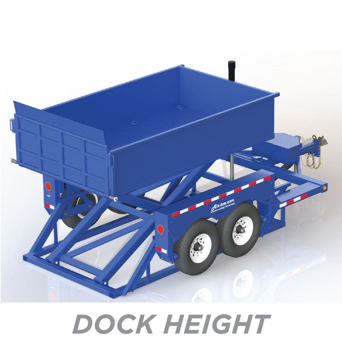 Air-Tow Drop Deck Dock Height Trailers