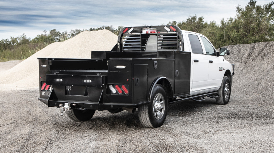 Bedrock Truck Beds - Marble Flatbed