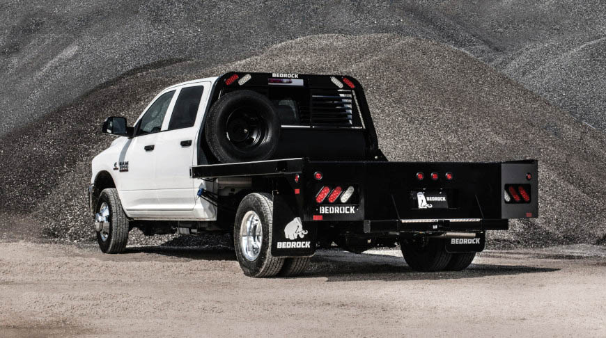 Bedrock Truck Beds - Slate Flatbed