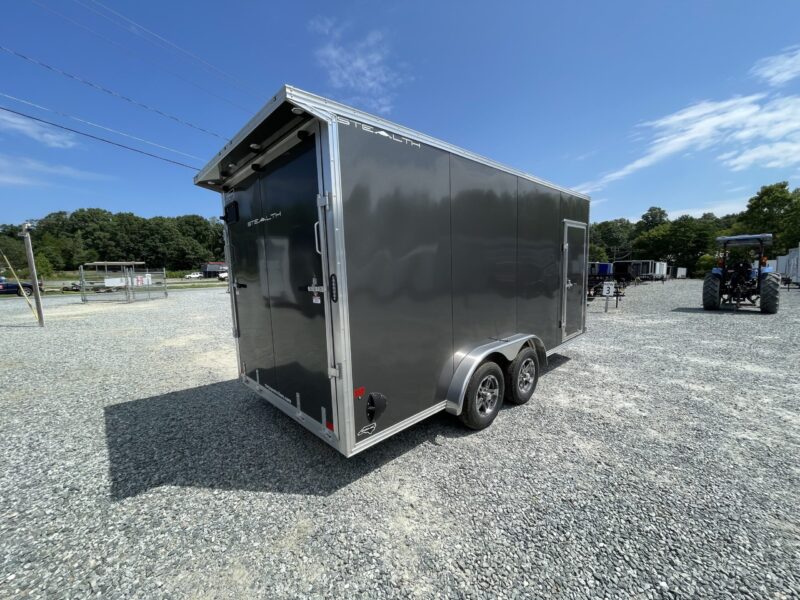 2024 Stealth 7.5x16 Enclosed Aluminum Slant-V Ramp 7K GVWR Upgrade to Spider Mags - Image 4