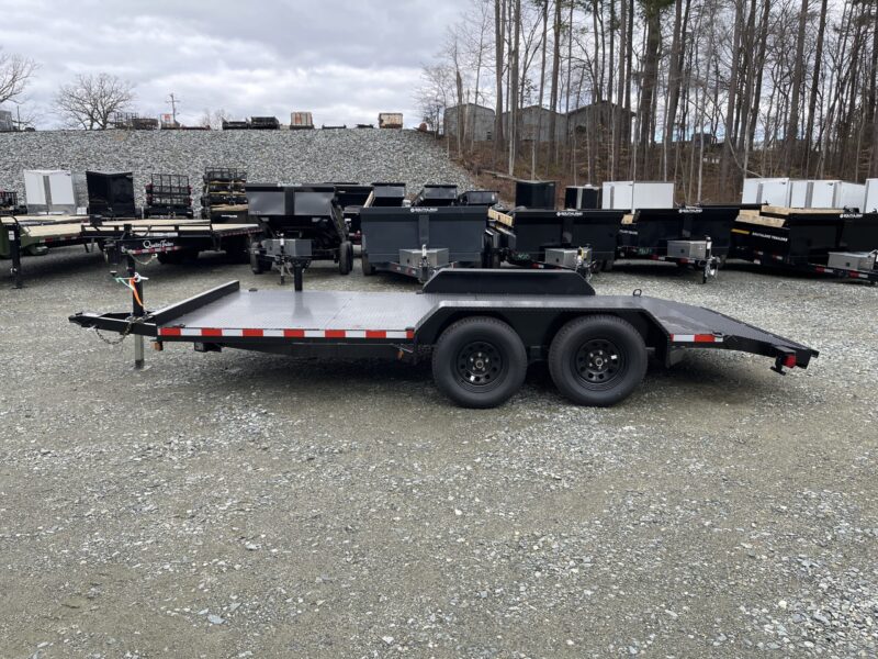 2025 Nolan 7x16 Car Hauler Trailer Metal Deck 7K GVWR - - Image 7