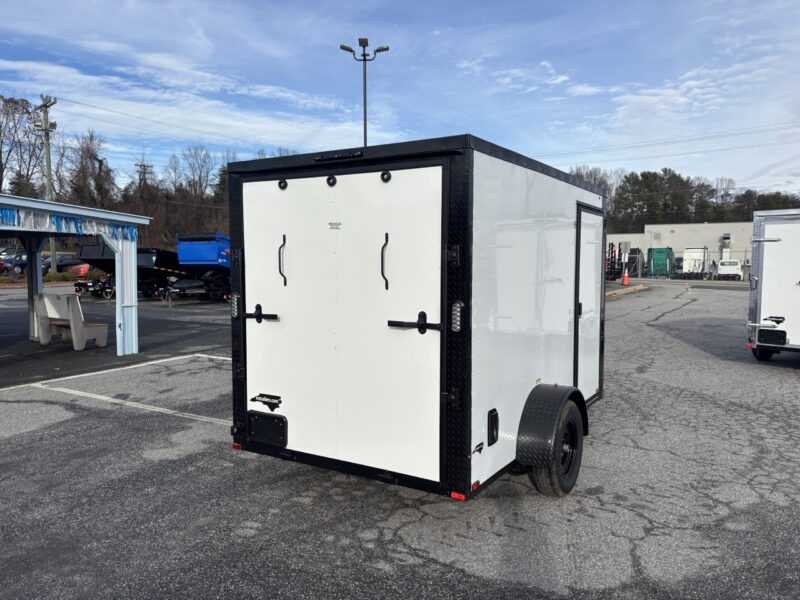 2025 Arising Industries 6x10 Enclosed Trailer Blackout STD Ramp 3K GVWR - Image 4