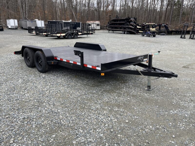 2025 Nolan 7x16 Car Hauler Trailer Metal Deck 7K GVWR - - Image 5