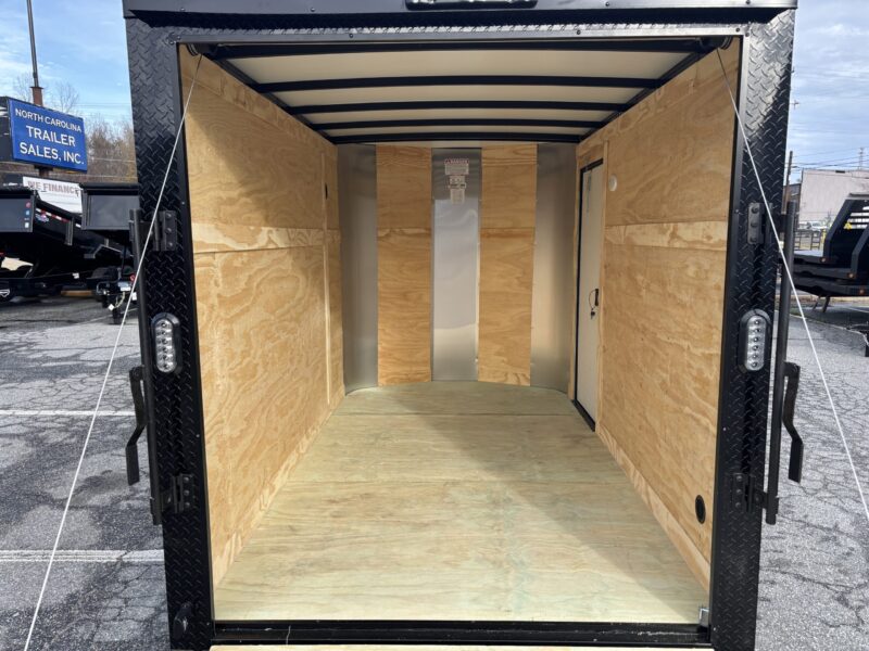 2025 Arising Industries 6x10 Enclosed Trailer Blackout STD Ramp 3K GVWR - Image 6