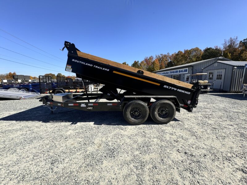 2025 Southland SL714-16KHD 7x14 Dump Trailer 2' Sides 17K GVWR for Sale in North Carolina - Image 3