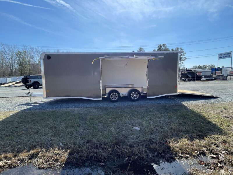 2024 Stealth Aluminum 8.5x24 Enclosed Trailer Flat Nose Ramp Torsion 10K GVWR - - Image 2