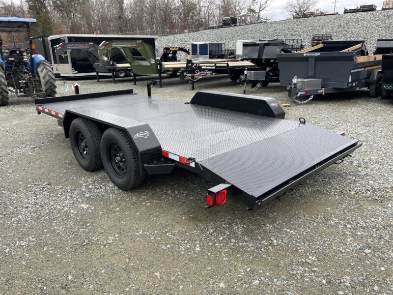 2025 Nolan 7x16 Car Hauler Trailer Metal Deck 7K GVWR - - Image 8
