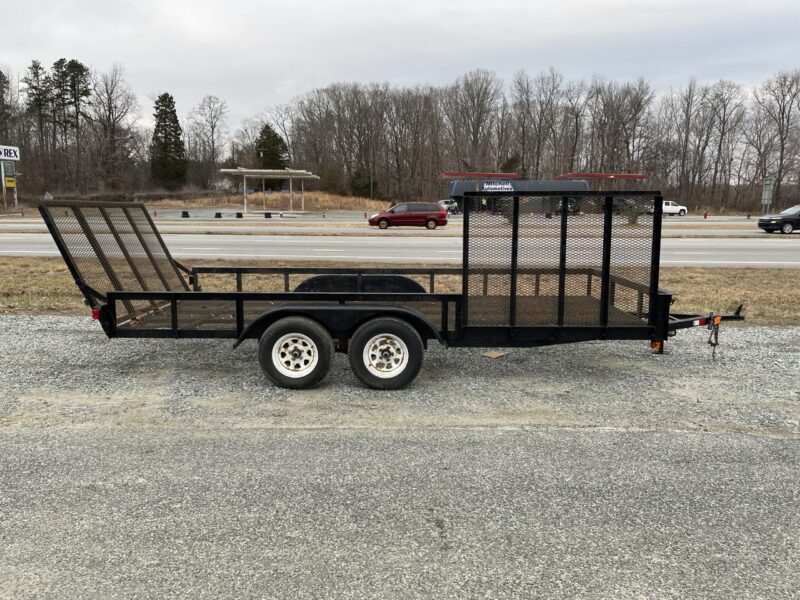 2002 Este USED 7X16 Utility Trailer Side Gate 7K GVWR for sale in Thomasville - Image 7
