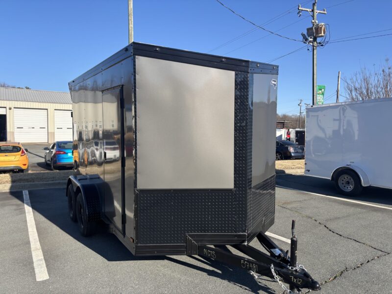2025 Cynergy 7x12 Enclosed Trailer Pro Series Slant-V Nose 7K GVWR -