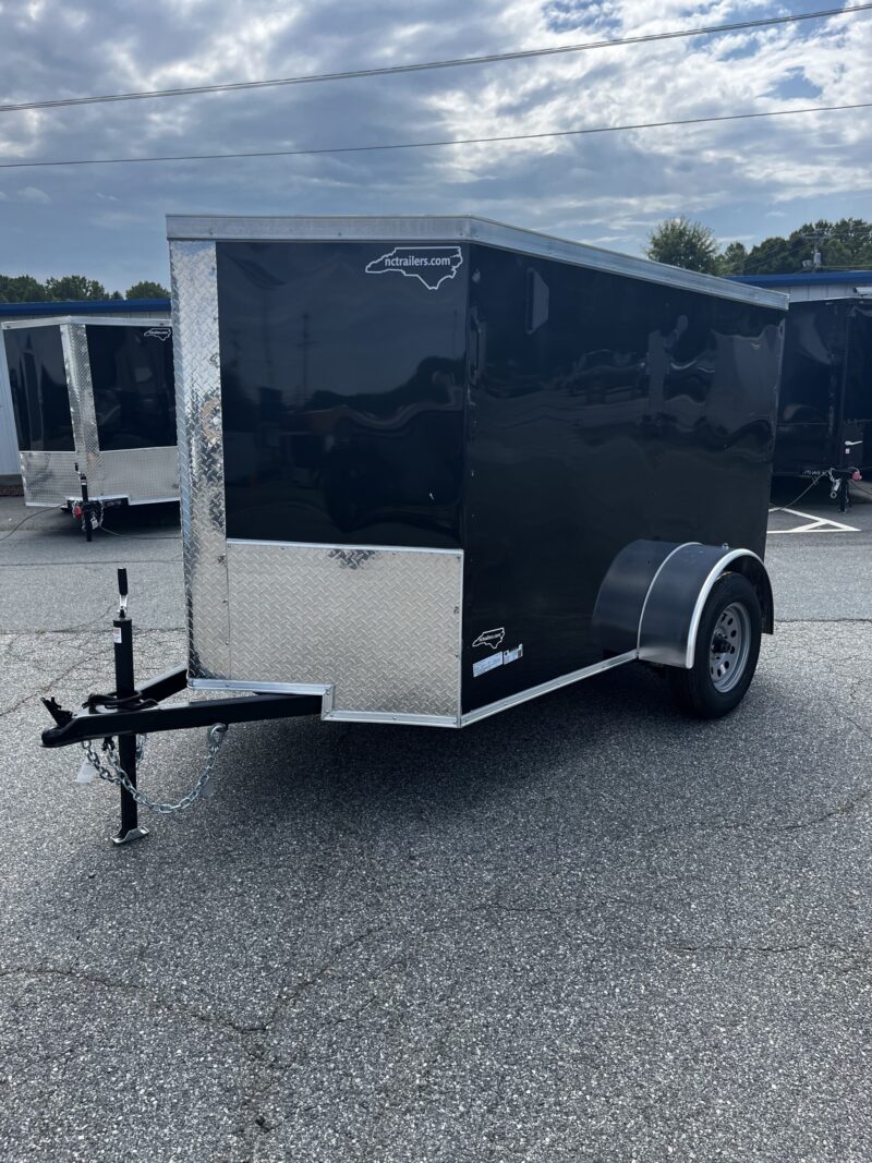 2024 Quality Cargo 5x8 Enclosed Trailer Swing Door 3K GVWR -