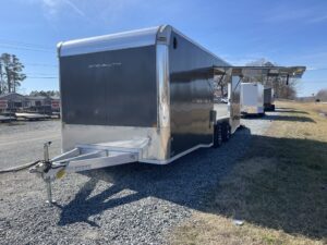 2024 Stealth Aluminum 8.5x24 Enclosed Trailer Flat Nose Ramp Torsion 10K GVWR -