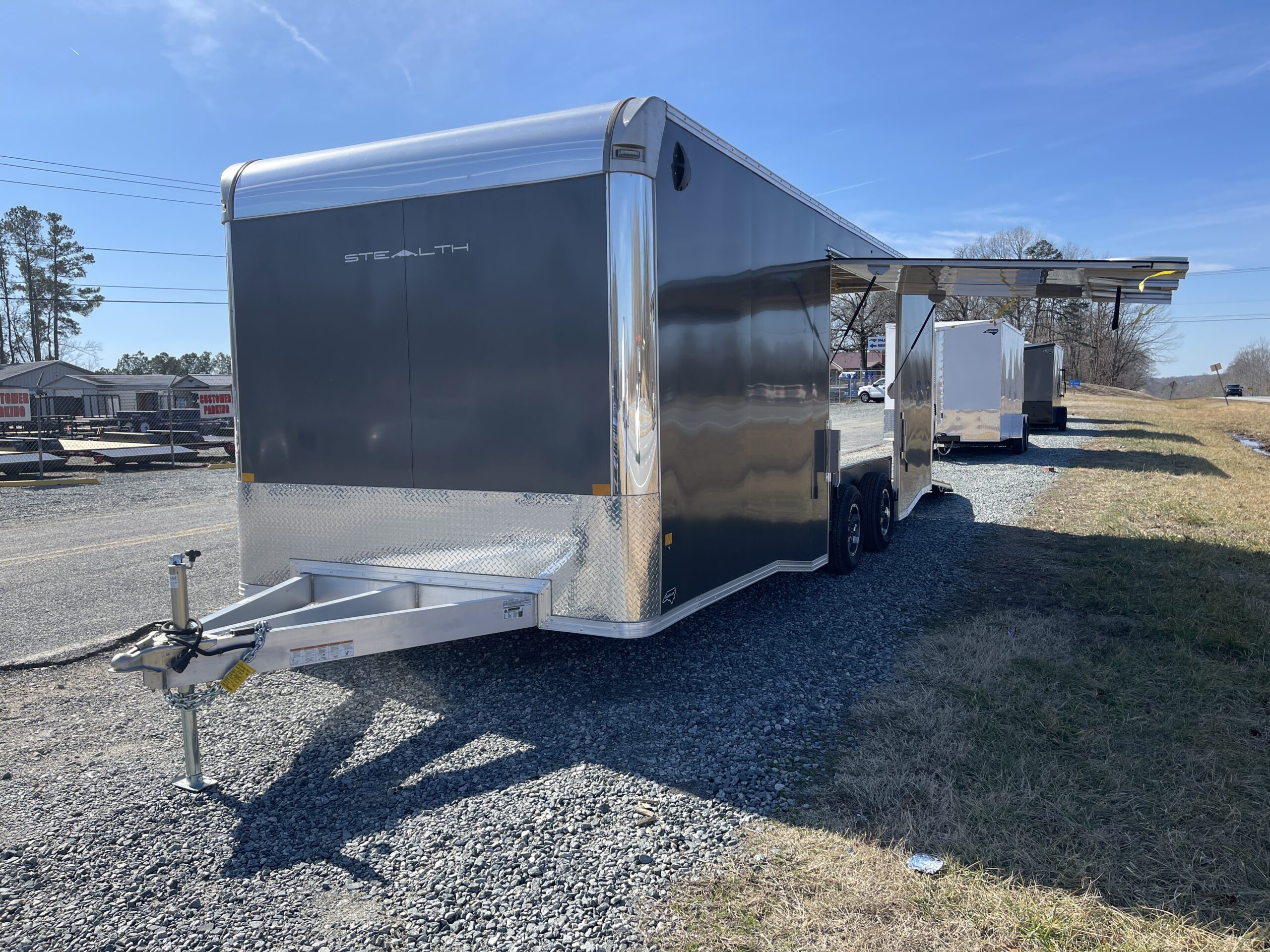 2024 Cargo Pro Aluminum 8.5x24 Enclosed Trailer Flat Nose Ramp Torsion 10K GVWR