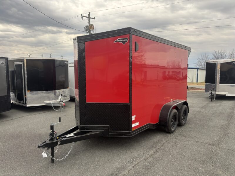 2025 Cynergy 6x12 Enclosed Trailer Pro Series Slant-V Nose Ramp 7K GVWR - Image 2