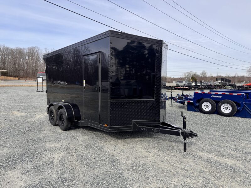 2025 Cynergy 7x14 Enclosed Trailer Pro Series Slant-V Blackout Ramp 7K GVWR - Image 12