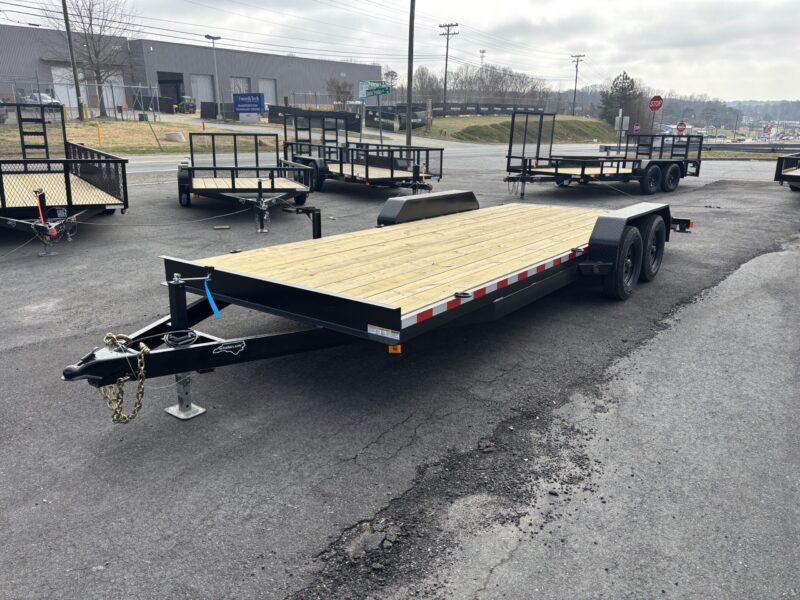 2025 Nolan Manufacturing 7x20 Car Hauler Trailer Wood Deck 7K GVWR - - Image 4