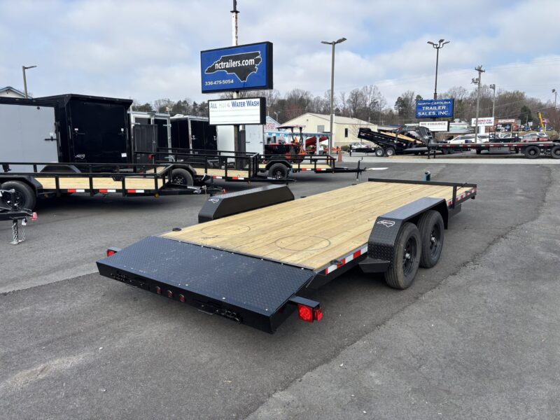 2025 Nolan Manufacturing 7x20 Car Hauler Trailer Wood Deck 7K GVWR - - Image 6