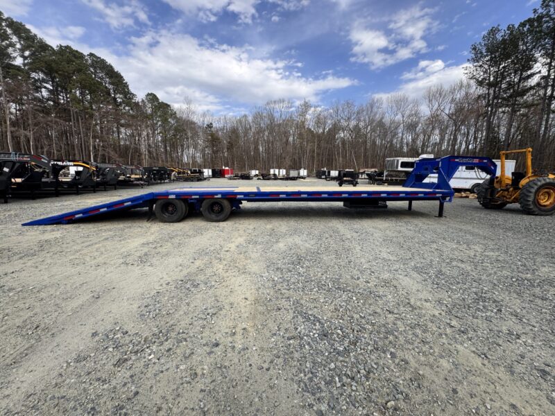 2025 RawMaxx HTX 8.5x40 Gooseneck Deckover Equipment Trailer 11' Hydraulic Tail 24K GVWR - Image 6