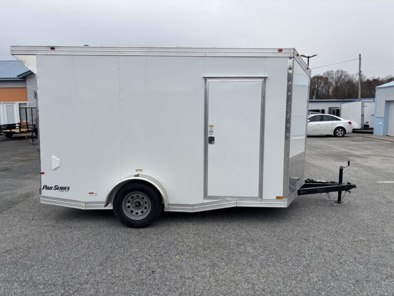 2025 Cynergy 7x12 Enclosed Trailer Pro Series Slant-V Ramp 3K GVWR
