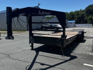 2024 Nolan Manufacturing USED 7x24 Gooseneck Equipment Tilt Trailer 17K GVWR