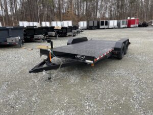 2025 Nolan 7x16 Car Hauler Trailer Metal Deck 7K GVWR -