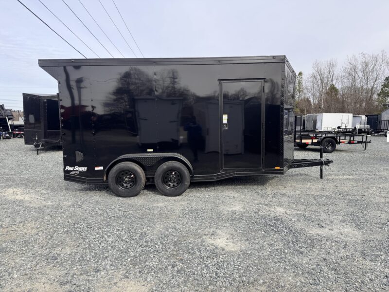 2025 Cynergy 7x14 Enclosed Trailer Pro Series Slant-V Blackout Ramp 7K GVWR - Image 11