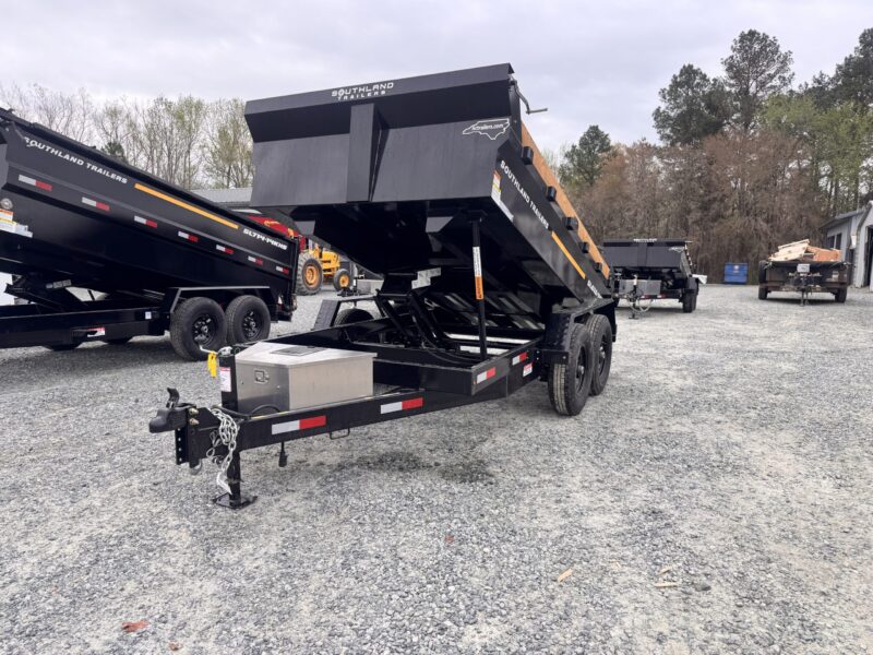 2025 Southland SL612-15K 6x12 Dump Trailer 2' Sides 15K GVWR