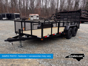 2025 Nolan 6x16 Utility Landscape Trailer 24" Mesh Sides 7K GVWR - On Order