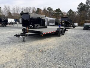 2025 Nolan 7x16 Car Hauler Trailer Metal Deck 7K GVWR -