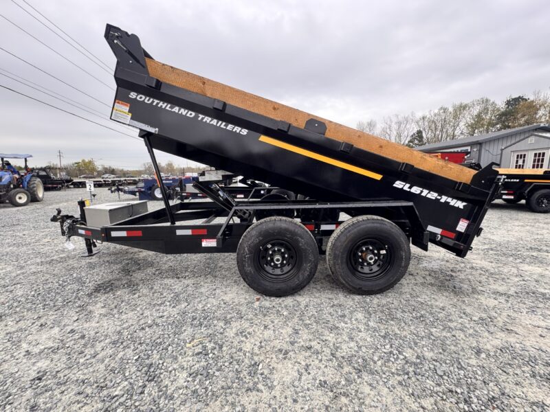 2025 Southland SL612-15K 6x12 Dump Trailer 2' Sides 15K GVWR