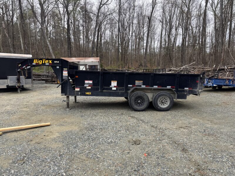 2019 Big Tex 2019 USED Big Tex 14GX 7x16 Gooseneck Dump Trailer 16K GVWR - Image 2