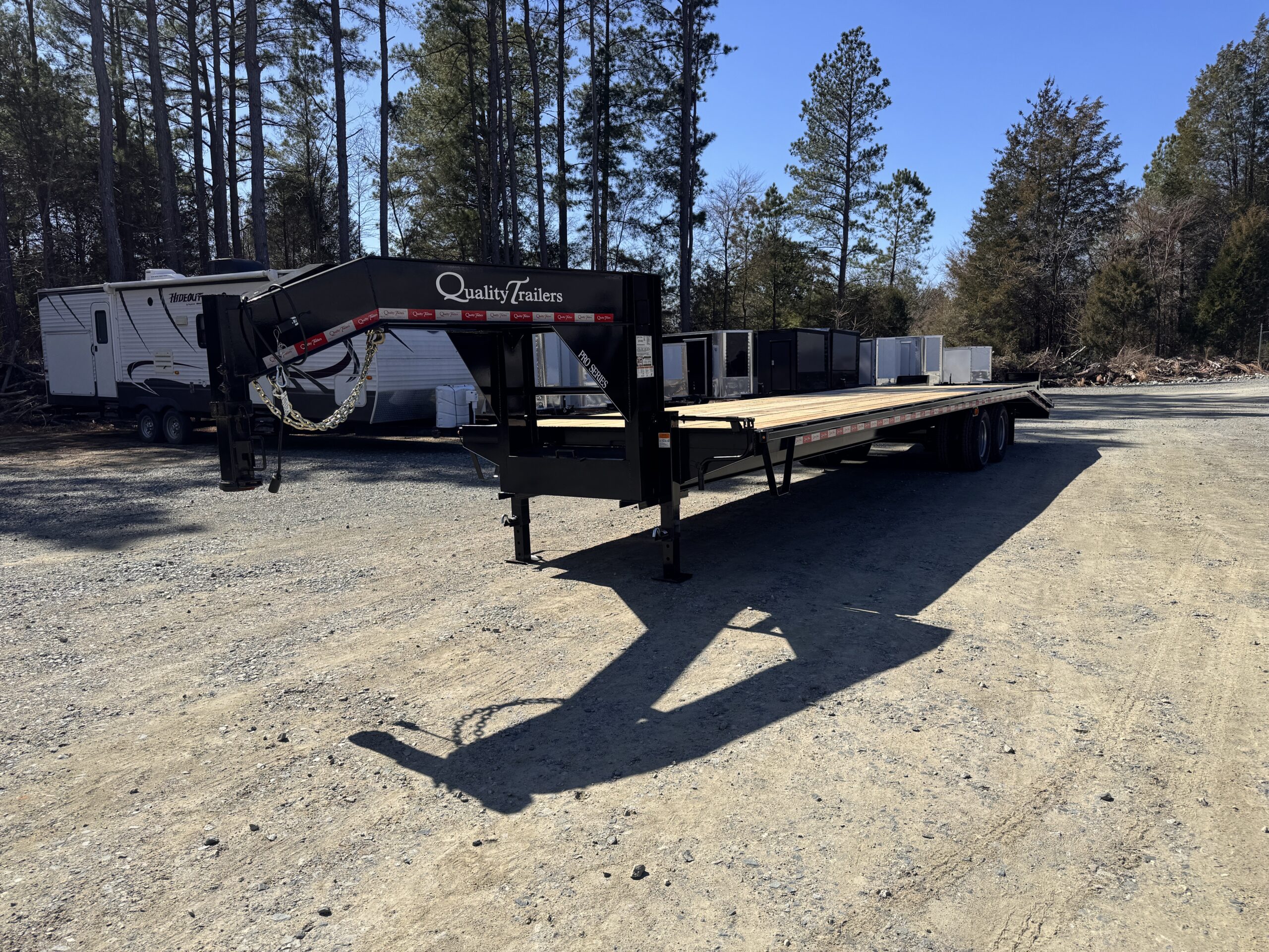 2025 Quality of OH 8.5x35 Gooseneck Deckover Equipment Trailer 25K GVWR