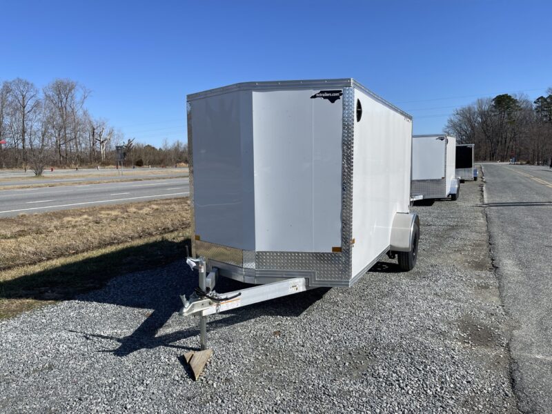2025 Stealth 6x12 Aluminum Enclosed Trailer Slant V Ramp 3K GVWR -