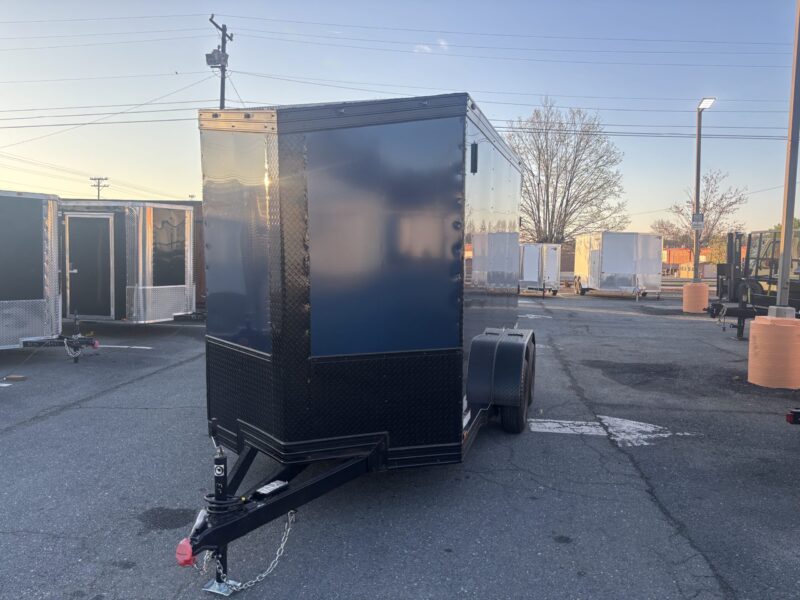 2025 Cynergy 6x12 Enclosed DEL Slant-V  Blue -Blackout Ramp 7K - Image 2