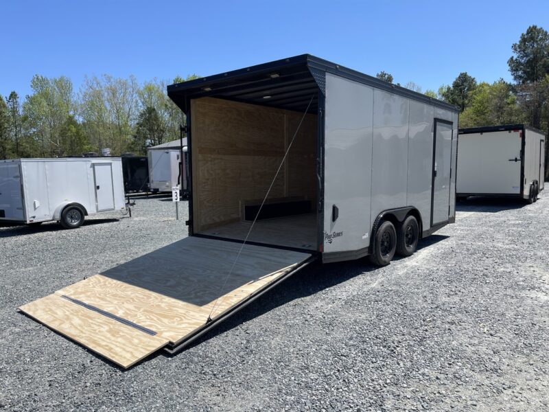 2025 Cynergy 8.5x16 Enclosed Pro Series V-Nose Ramp Black Out Package 7K - - Image 4
