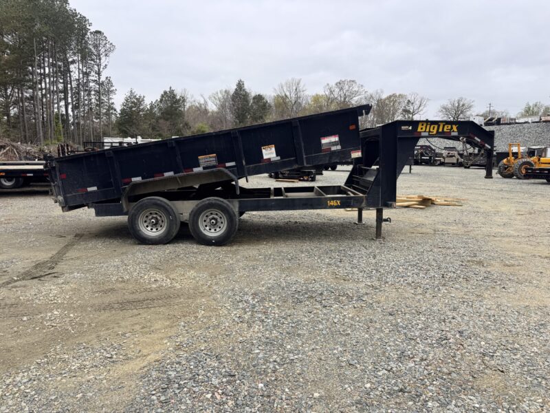 2019 Big Tex 2019 USED Big Tex 14GX 7x16 Gooseneck Dump Trailer 16K GVWR - Image 4