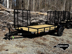 2025 Nolan 7x12 Utility Landscape Trailer Side Gate 3K GVWR - On Order