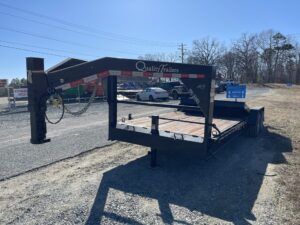 2024 Quality of OH 7x24 Gooseneck Equipment Trailer 60/40 Tilt 17K GVWR