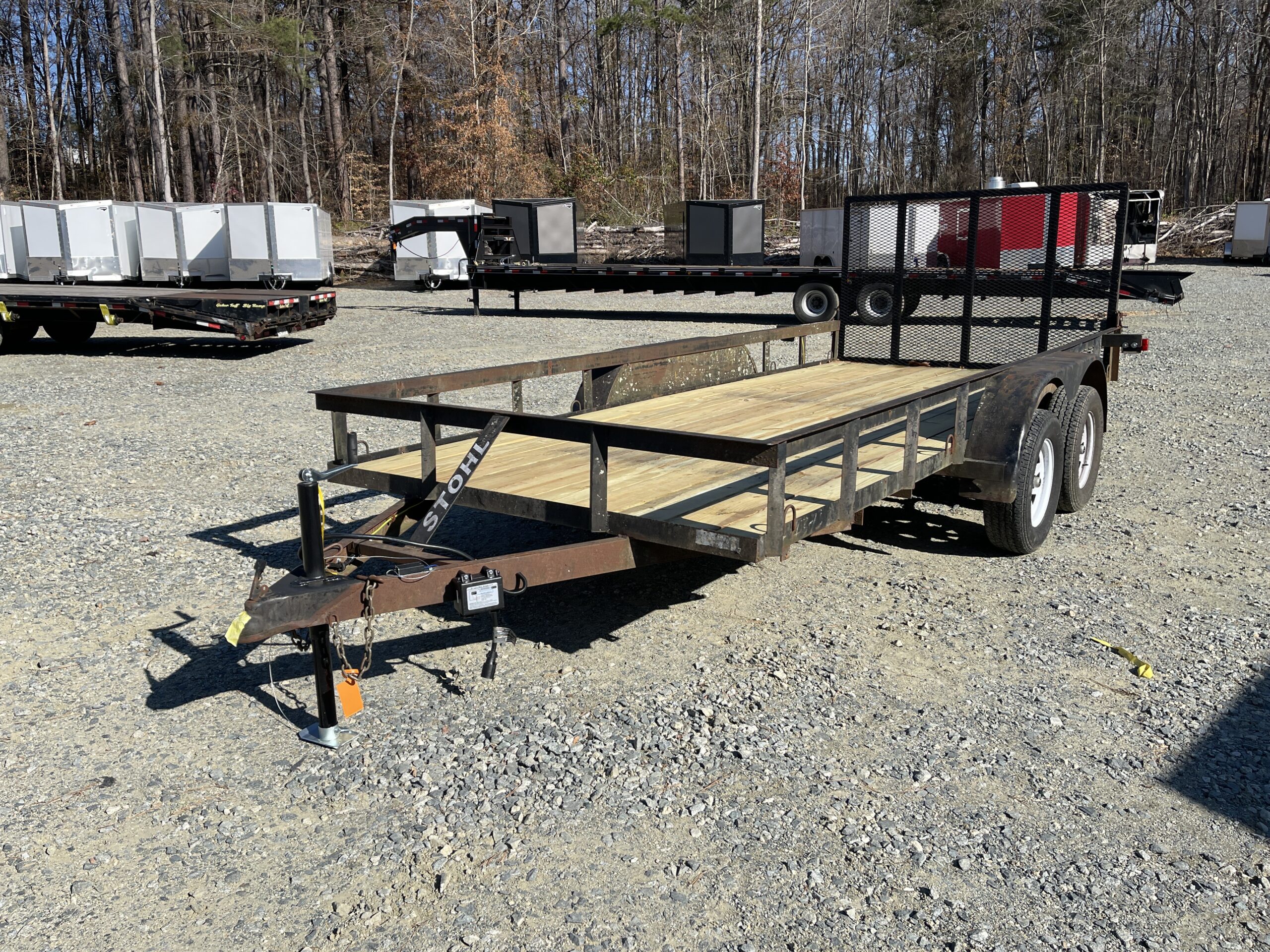 2005 STOHL 2005 USED 7X16 Utility Trailer for sale in Thomasville
