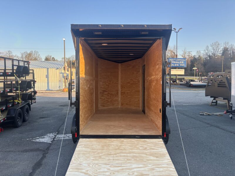 2025 Cynergy 6x12 Enclosed DEL Slant-V  Blue -Blackout Ramp 7K - Image 6