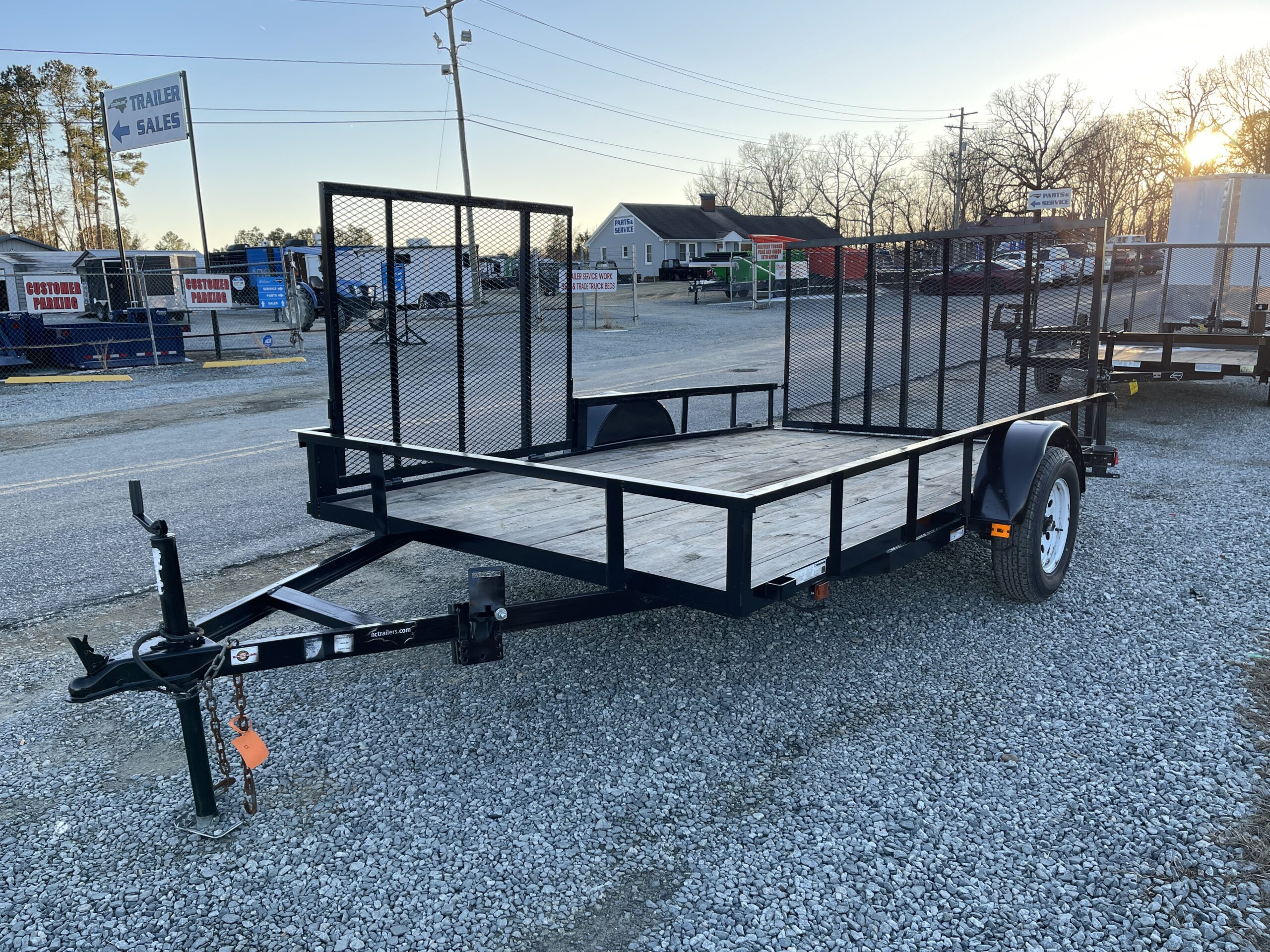 2020 Carry-On 2020 USED 7X12 Utility Landscape Trailer Side Gate 3.5K GVWR for sale in Thomasville