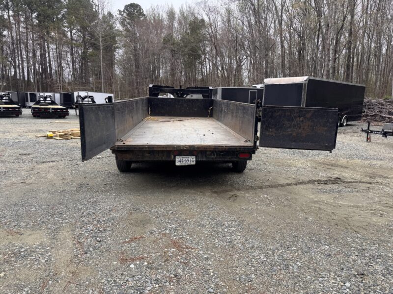 2019 Big Tex 2019 USED Big Tex 14GX 7x16 Gooseneck Dump Trailer 16K GVWR - Image 3