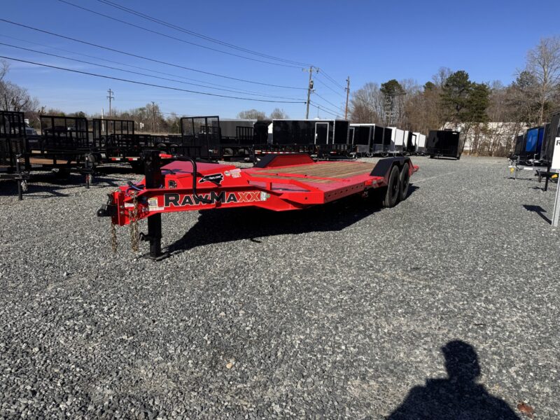 2025 RawMaxx GTX 8.5x22 Equipment Trailer 60/40 Tilt 16K GVWR