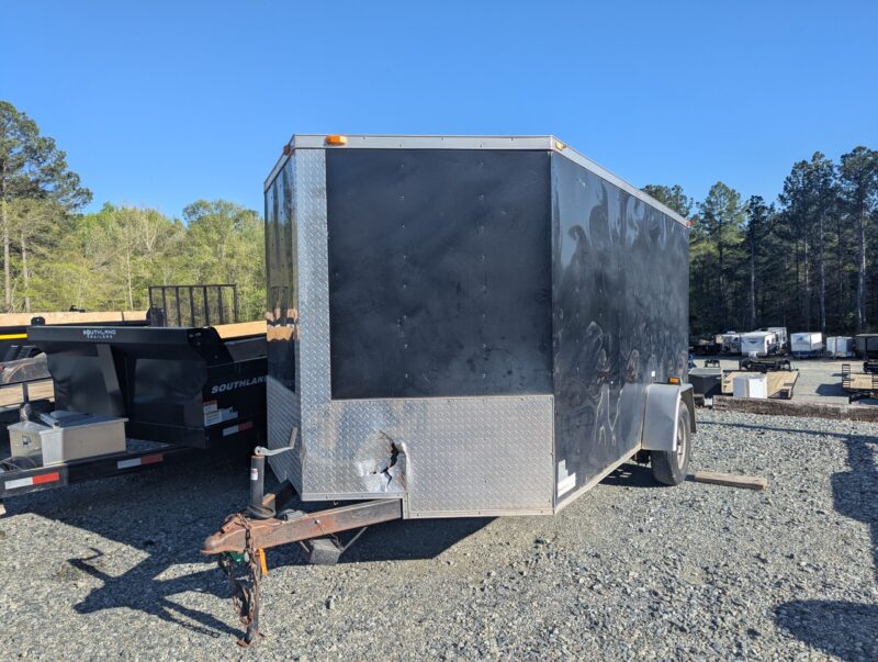 2017 Sgac USED 6X12 ENCLOSED WITH RAMP 3K BLACK - Image 4