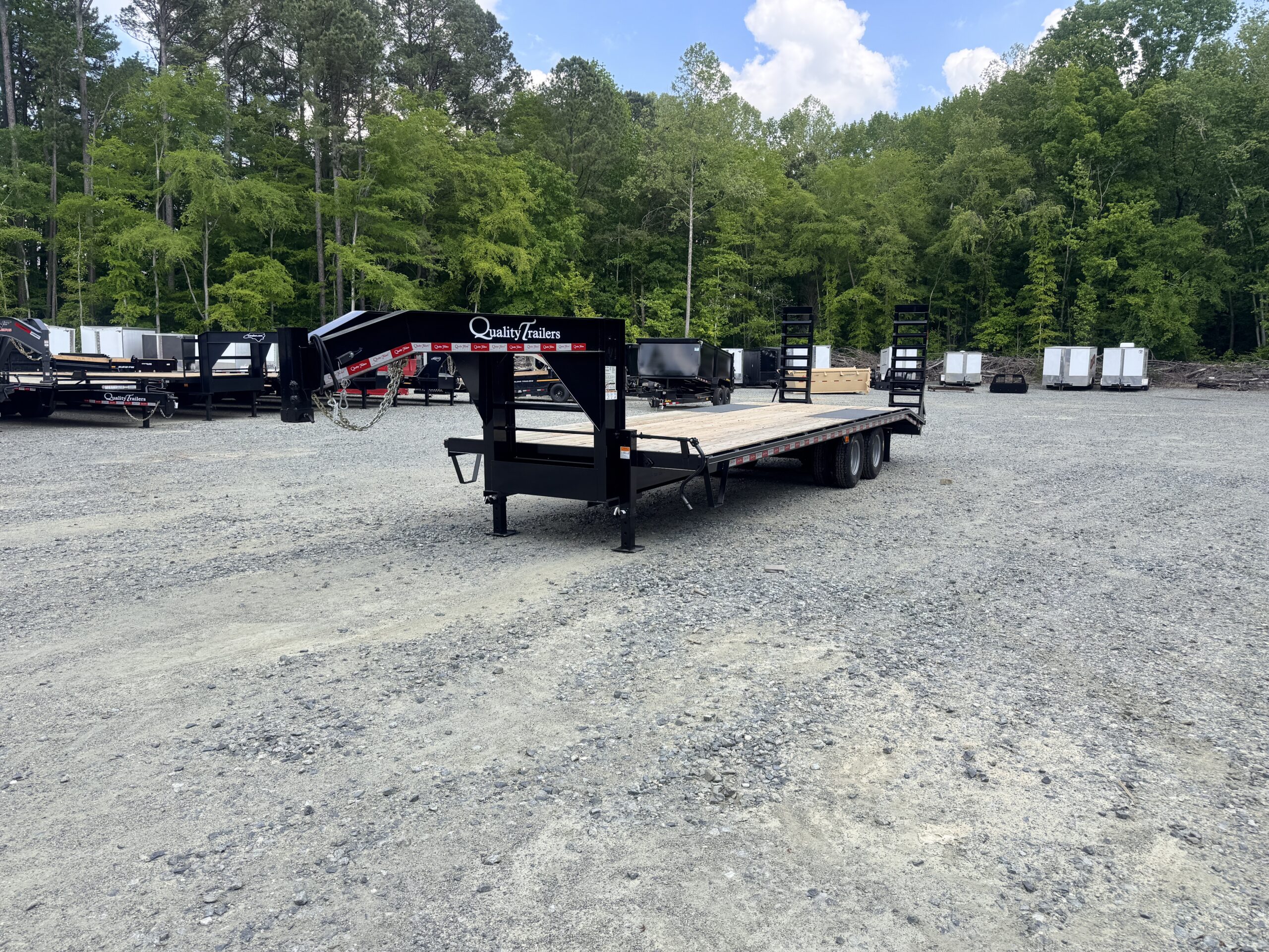 2025 Quality of OH 8.5x28 Gooseneck Deckover Equipment Trailer 22K GVWR
