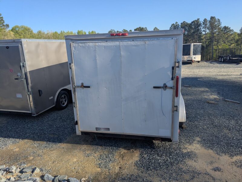2018 South Ga Cargo USED 7X14 ENCLOSED WITH RAMP WHITE 7K - Image 5