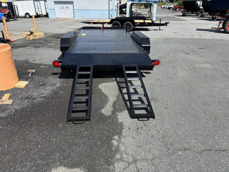 2025 Nolan Manufacturing 7x18 Car Hauler Trailer Metal Deck 7K GVWR - Image 8