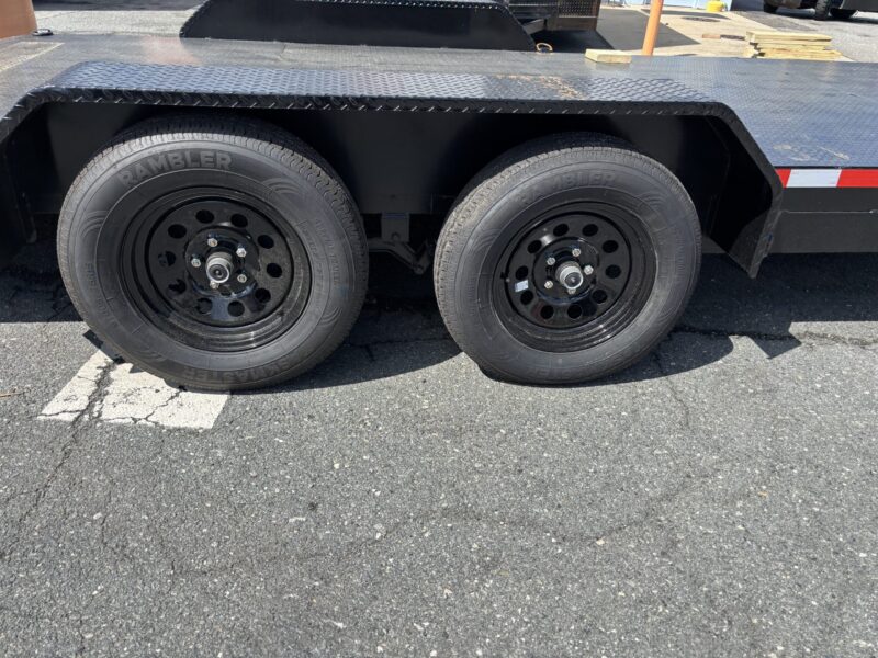 2025 Nolan Manufacturing 7x18 Car Hauler Trailer Metal Deck 7K GVWR - Image 9