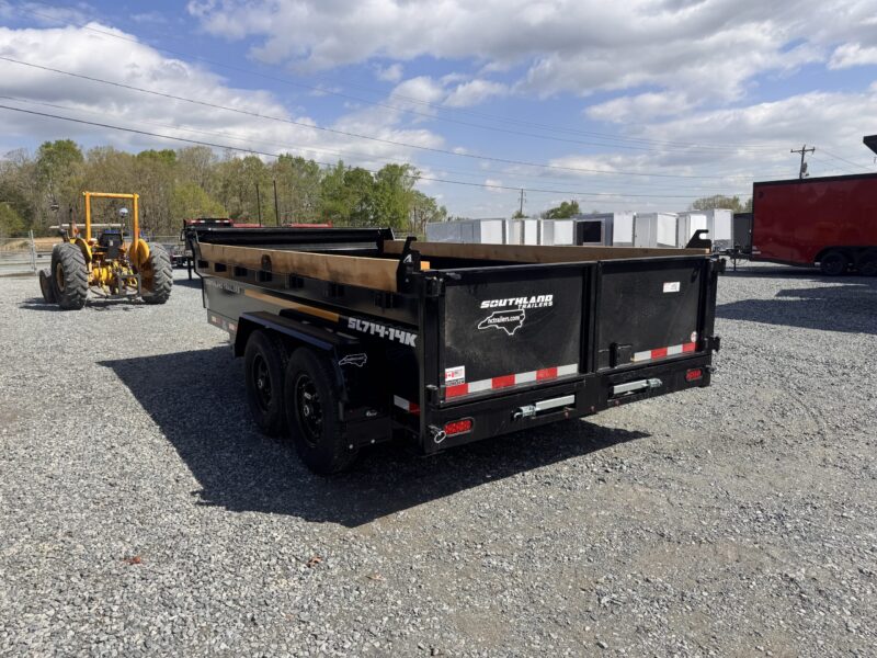 2025 Southland SL714-15K 7x14 Dump Trailer 2' Sides 15K GVWR - Image 2