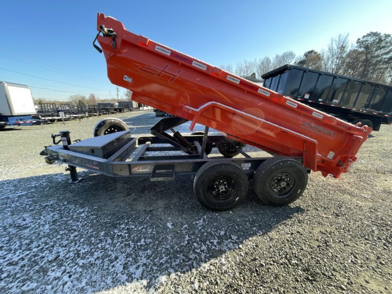 2025 Horizon HZ7 7x12 Dump Trailer 2' sides 15K GVWR for sale in Thomasville - Image 6